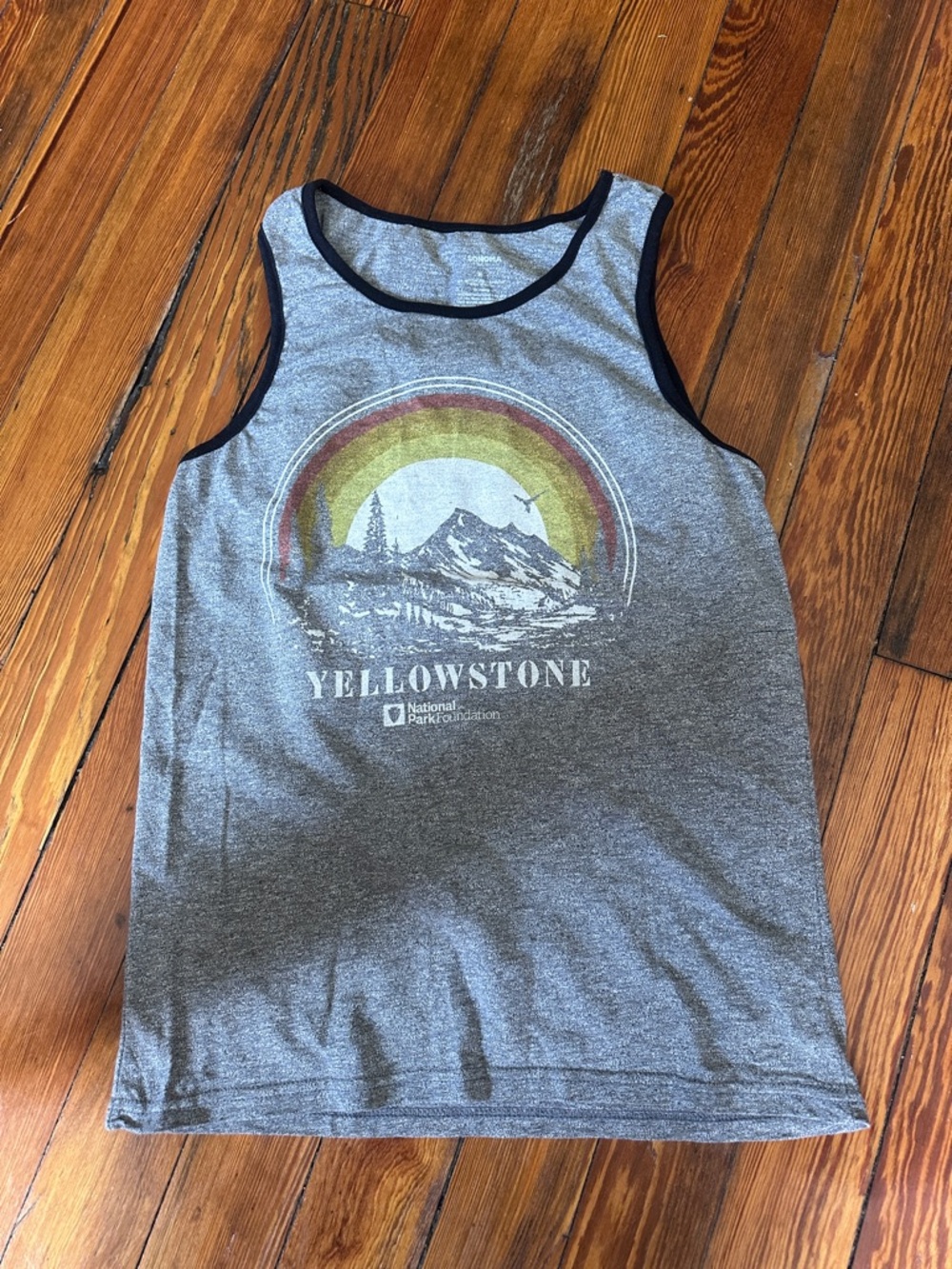 Sonoma Gray Yellowstone Tank Top - National Geographic